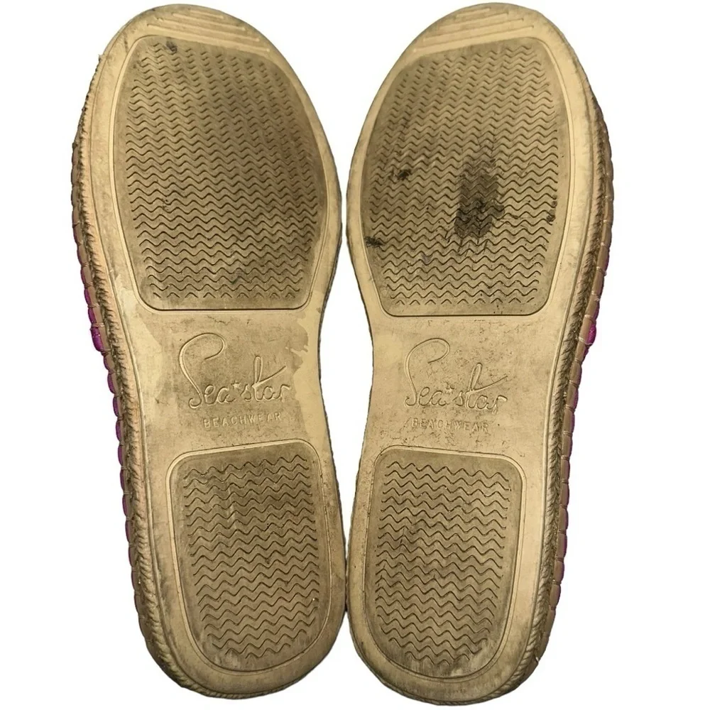 Sea Star Beachwear Women’s Size 9 Hot Pink Beachcomber Espadrille Water Shoes